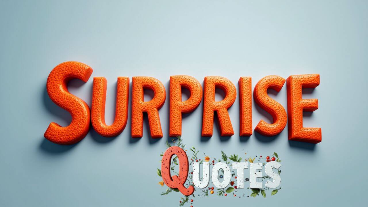 surprise quotes