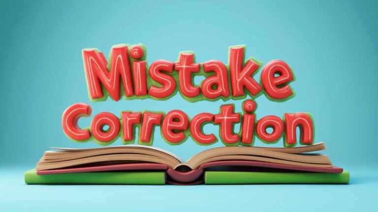 mistake correction quotes