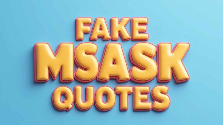 fake mask quotes