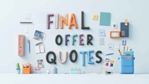 final offer quotes