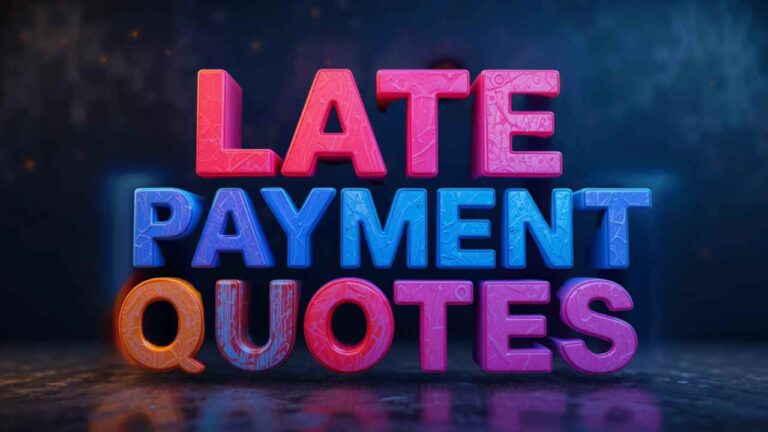 late payment quotes