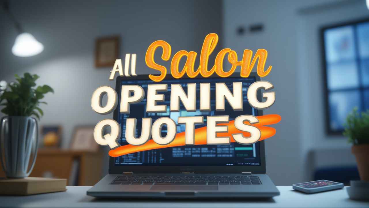 salon opening quotes