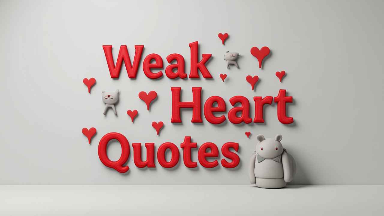 weak heart quotes