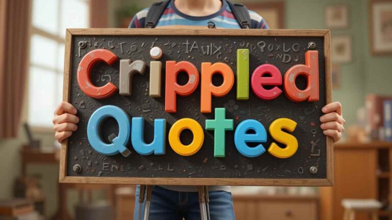 crippled quotes