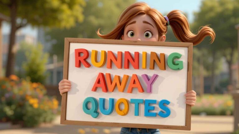 running away quotes