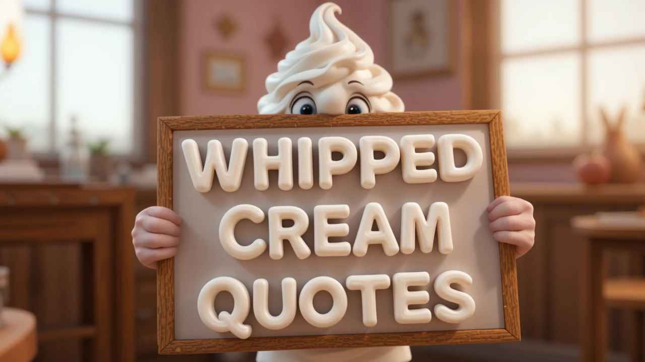 whipped cream quotes