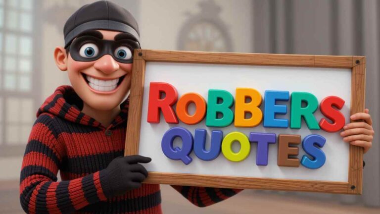 robbers quotes